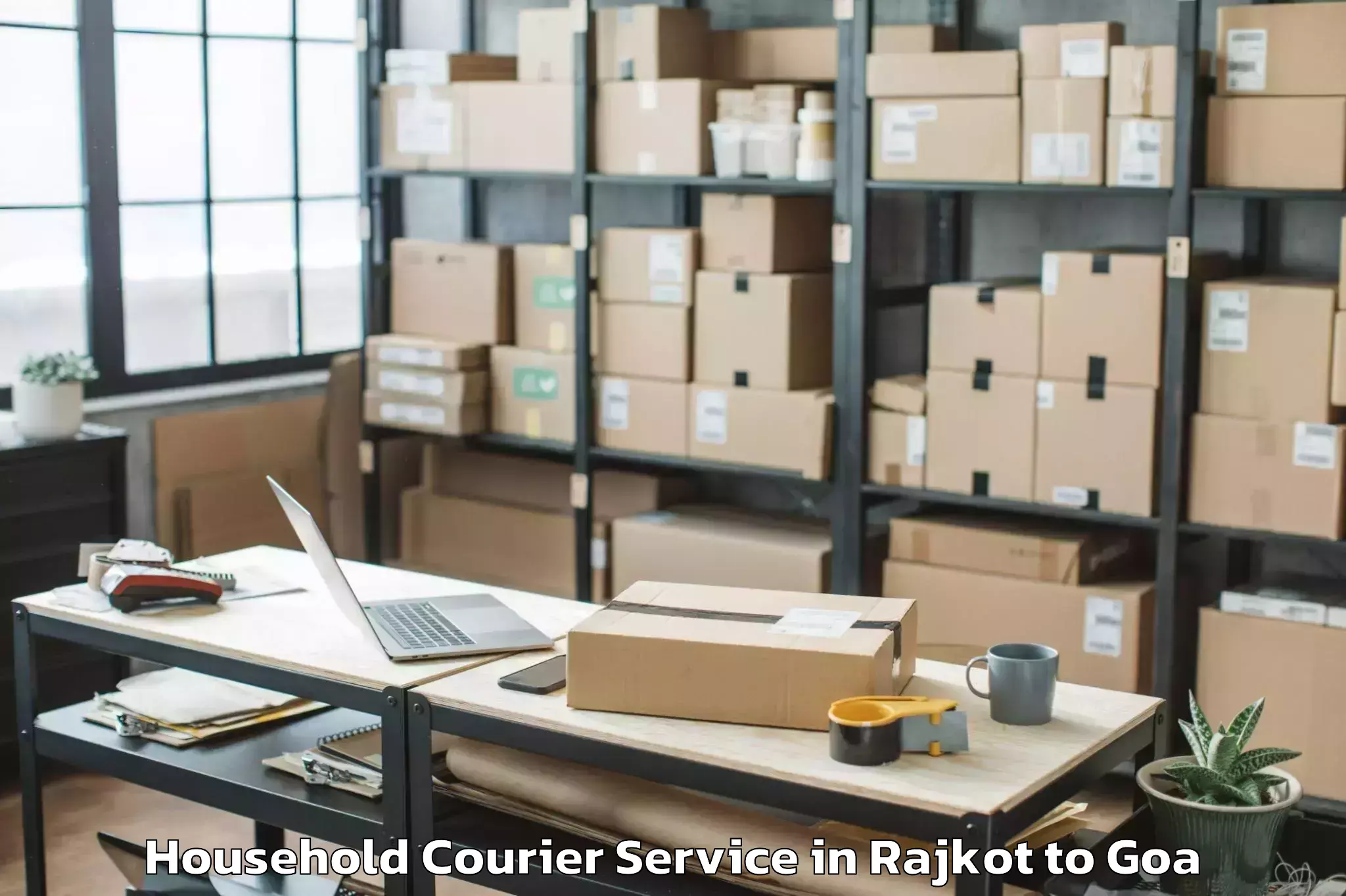 Trusted Rajkot to Chandor Household Courier